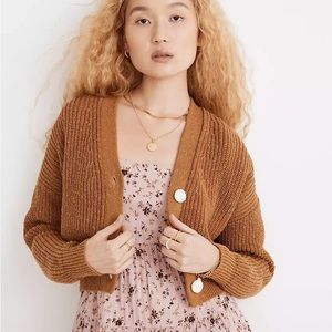 Madewell Greywood Crop Cardigan